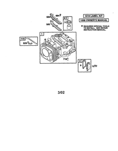 Part Location Diagram of 69-6130 Toro Discontinued